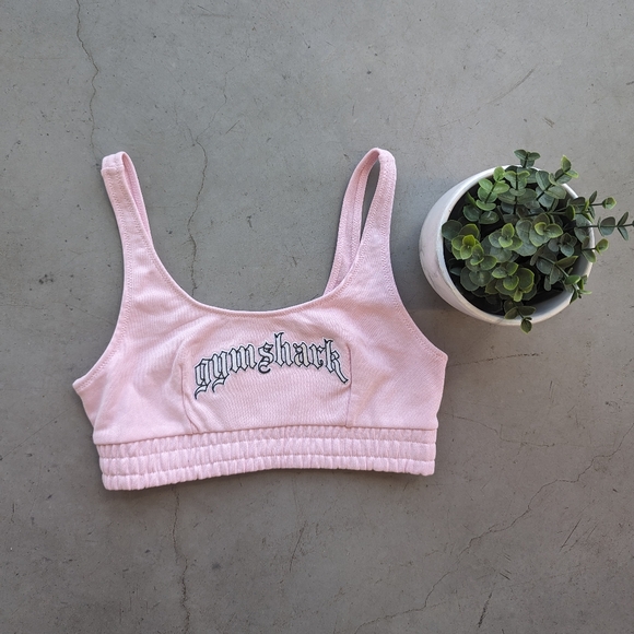 Gymshark Tops - GYMSHARK HEAVY FLEX SWEATSHIRT BRALETTE